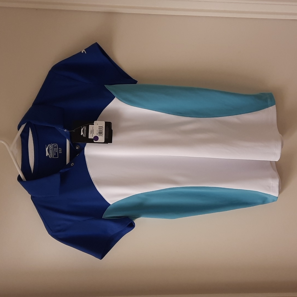 NWT, Slazenger Refresh Colorblock Polo Shirt